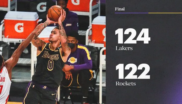 NBA常规赛收官战，詹姆斯三双领衔，湖人险胜勇士锁定西部第三